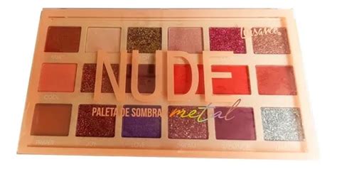 Paleta Sombras Luisance Nude Metal L Paleta Maravilhosa MercadoLivre