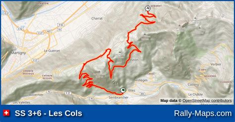 Karte Wp Les Cols Rallye International Du Valais Srm