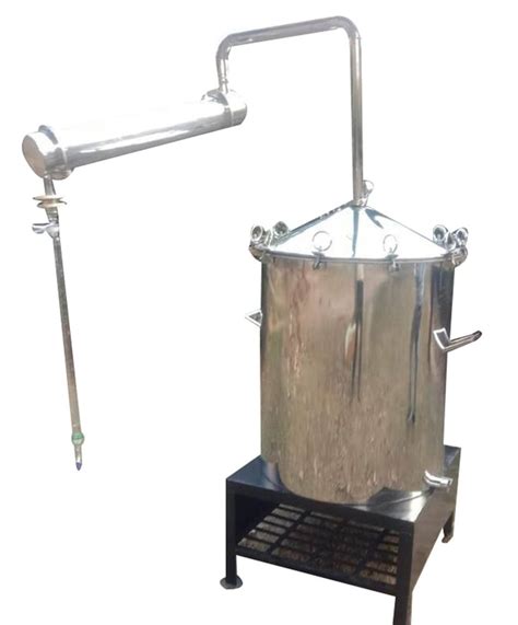 Stainless Steel Steam Distillation Unit 250 Lt Capacity 300 Liter At