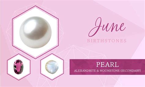 June Birthstones Pearl Alexandrite Moonstone Personal Creations Blog June Birth Stone