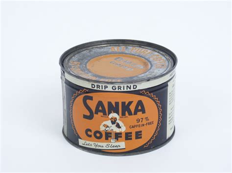 Vintage Sanka Coffee Can Coffee Still Inside Never Opened