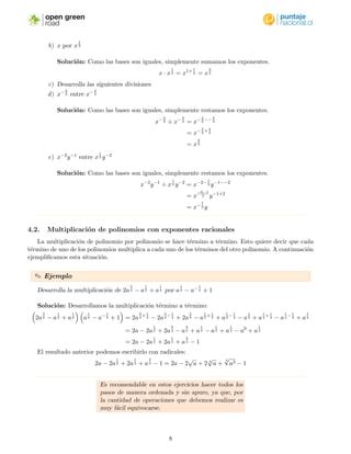 Potencias De Exponente Racional Pdf Descarga Gratuita