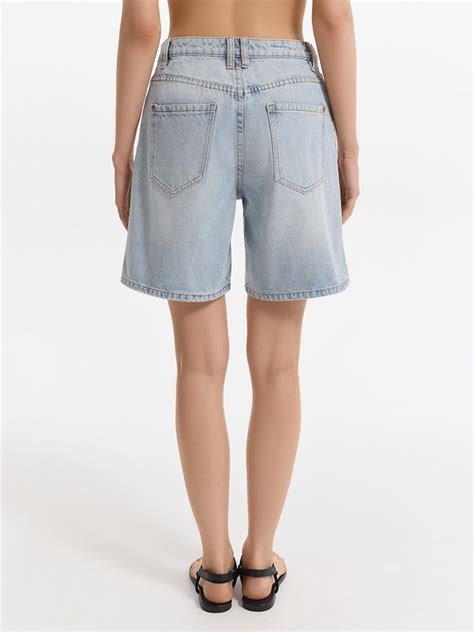 Женские джинсовые шорты - купить в интернет-магазине «Love Republic»