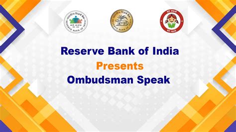 Reserve Bank Ombudsman Speak Youtube