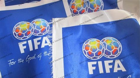 Banderin Fifa Banderines Deportivos Venta De Banderas Estandartes