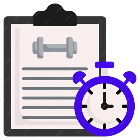 Concepto de horario de gimnasio Rutinas de entrenamiento divididas de 5