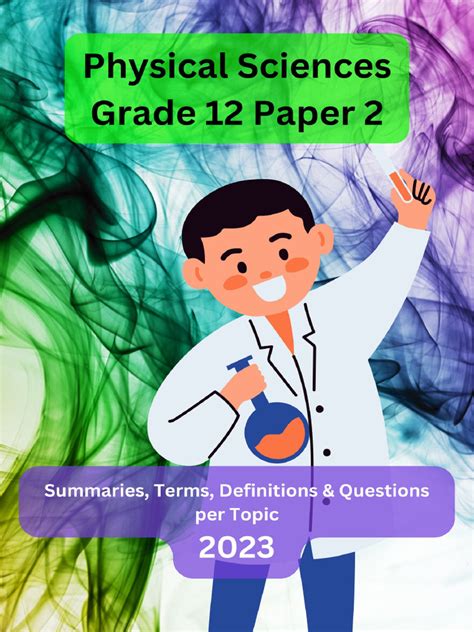 Fs Physical Sciences Grade 12 Summaries Terms And Definitions Paper 2