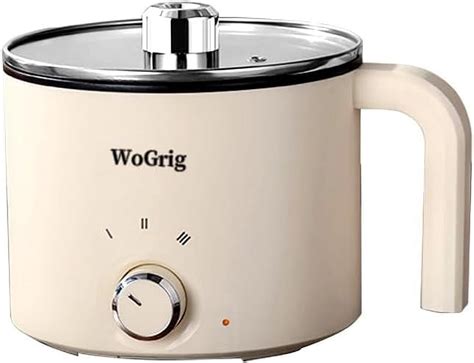L Electric Hot PotRamen Cooker Dual Power Supply Mini Portable Multi Functional Lazy Pot