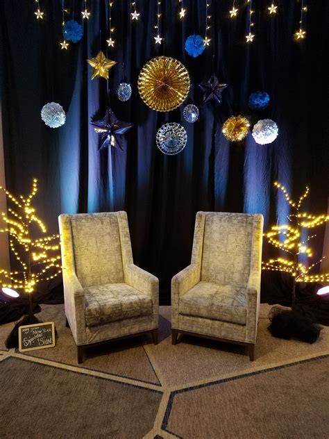 Night Sky Photo Booth Station Midnight And Starry Night Ball Formal