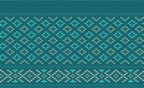 Premium Vector Knitted Ethnic Pattern Vector Cross Stitch Tribal