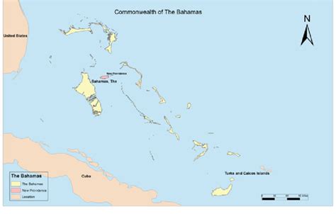 1 Location map of New Providence (NP), Bahamas | Download Scientific Diagram