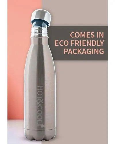 Stainless Steel SS Rose Gold Hot And Cold Thermos Flask Cola Bottle Ml At Rs Bottle