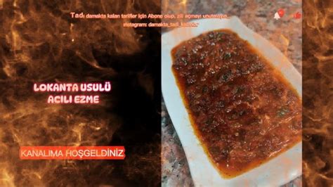 Lokanta Usul Acili Ezme Restaurant Style Hot Paste Youtube