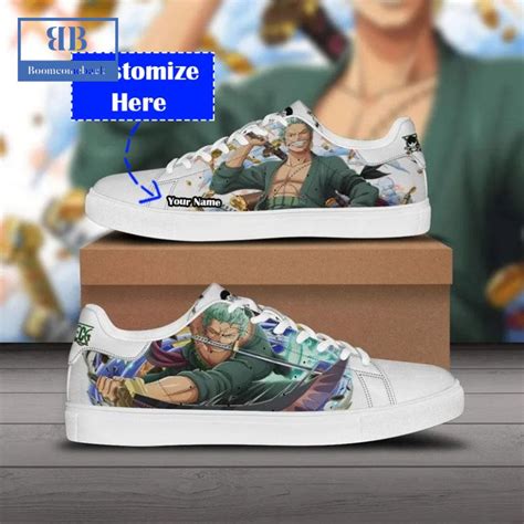 Personalized Name One Piece Roronoa Zoro Stan Smith Shoes Boomcomeback