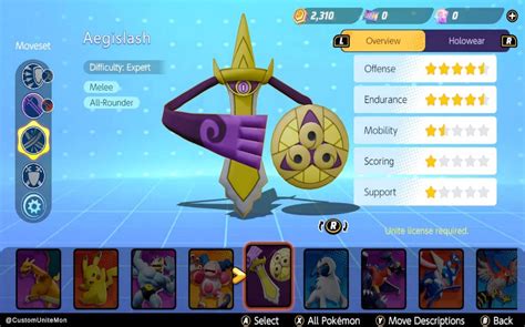 Pokemon UNITE Aegislash Build Moveset Items Guide