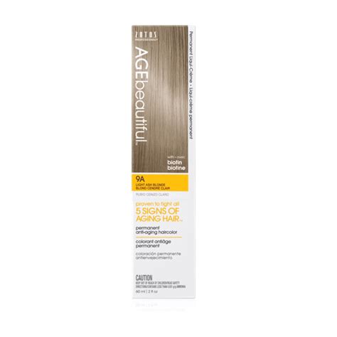 Zotos Professional Agebeautiful Permanent Anti Aging Hair Color Light Ash Blonde A Fl Oz