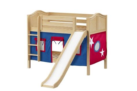 Bunk Bed Wslide And Curtains Bedsmart