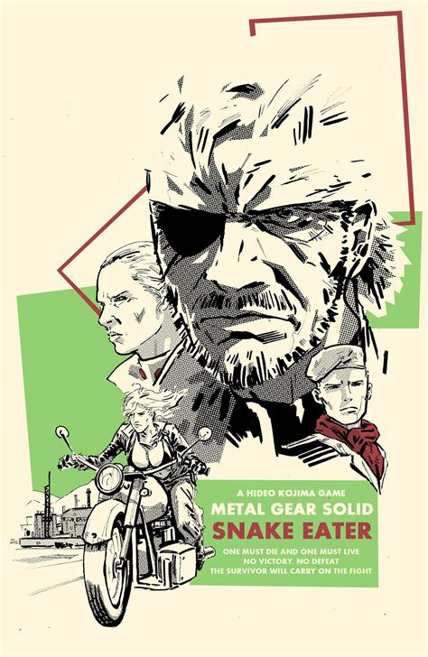 Metal Gear Solid 3: Snake Eater poster | Metal gear, Metal gear solid ...