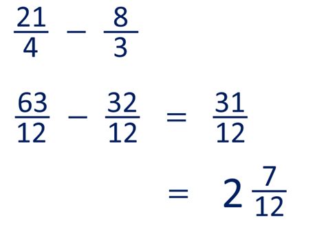 How To Subtract Fractions With Unlike Denominators Maths With Mum