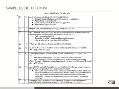 Driver Qualification Files Ppt Download