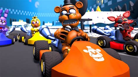 The New Fnaf Kart Game Is Incredible Youtube