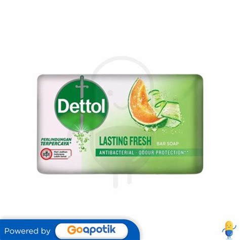 DETTOL LASTING FRESH BAR SOAP 60 GRAM Kegunaan Efek Samping Dosis