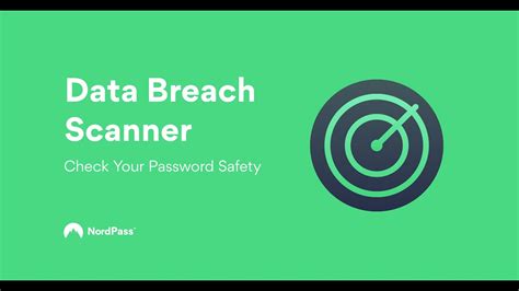 Data Breach Scanner To Secure Your Accounts Nordpass Youtube