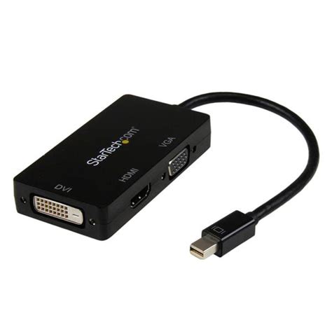 Startech Mdp2vgdvhd Mini Displayport To Vga Dvihdmi Adapter 3 In 1