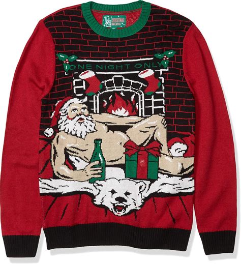 Ugly Christmas Sweater Company Men S Assorted Light Up Xmas Crew Neck