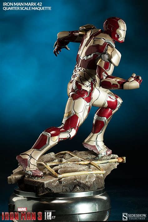 Marvel Iron Man Mark Quarter Scale Maquette By Sideshow C Marvel