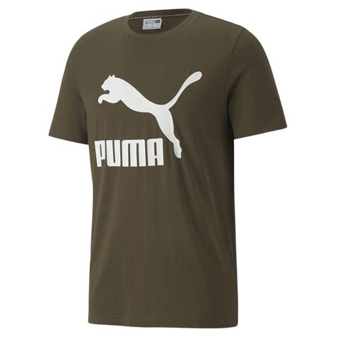 Classics Logo Men S Tee Green Puma