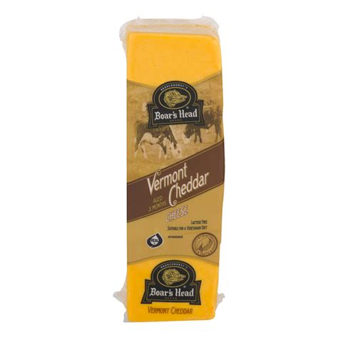 Save On Boar S Head Deli Vermont Cheddar Cheese Yellow Regular Sliced Order Online Delivery