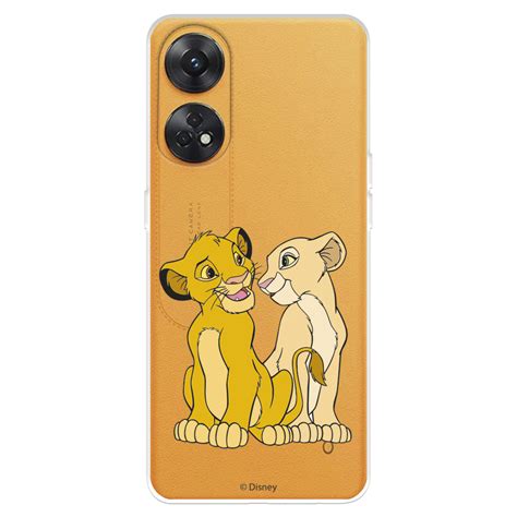 Official Disney Simba And Nala Silhouette Oppo Reno T Case The Lion King