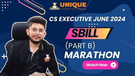 SBILL Marathon Part B CS Executive CS Shubham Modi YouTube