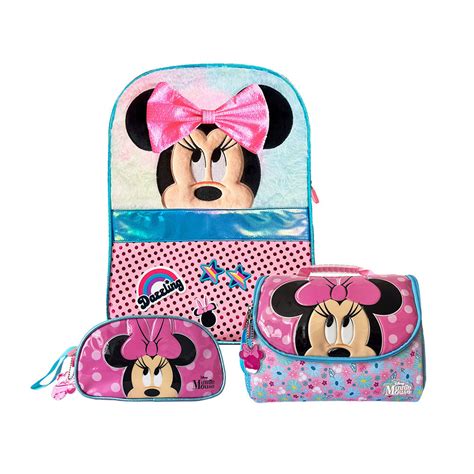 Ripley Set Mochila X Minnie Mouse Pink Bow