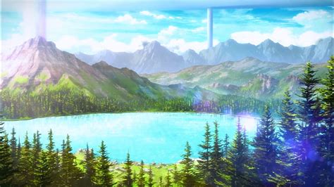 HD wallpaper: landscape wallpaper, anime, Sword Art Online, mountains ...