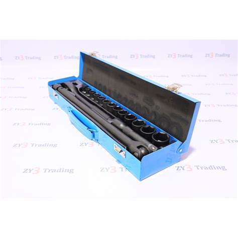 FLYMAN 17 Pcs 1 2 Drive Socket Wrench Set 6 Points Hex Type Shopee