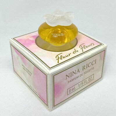 NINA RICCI FLEUR DE FLEURS PARFUM DE TOILETTE 6 ML 0 20 FL OZ MINI