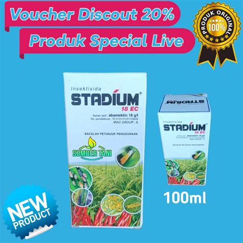 Jual INSEKTISIDA STADIUM 18 EC 100 ML ABAMEKTIN Shopee Indonesia