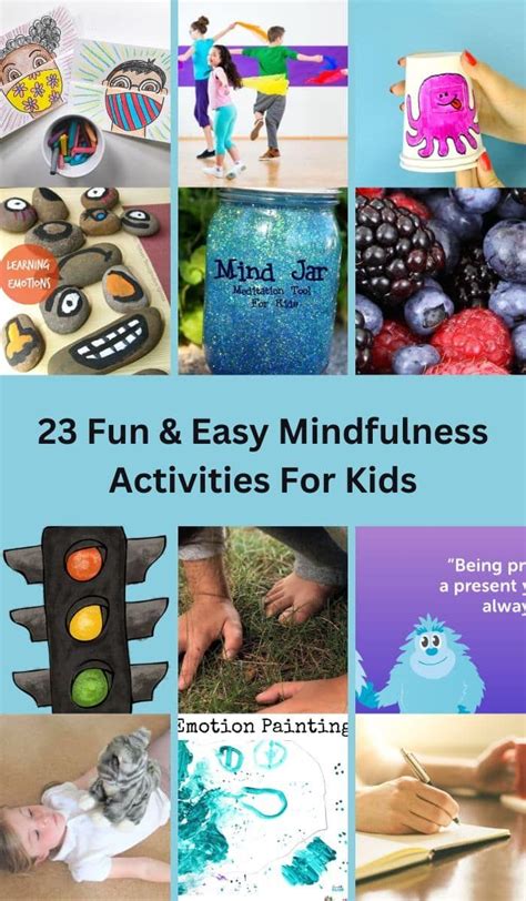 23 Fun and Easy Mindfulness Activities For Kids | Mindfullness ...