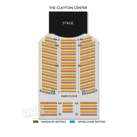 The Clayton Center Seating Chart | Vivid Seats