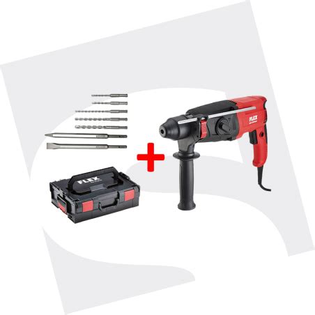 Perforateur CHE 2 28 SDS plus FLEX Kit 7 éléments forets et burins