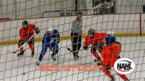 Hunter Yurcik Nahl Prospect Juniors Combine Columbus Ohio Game L