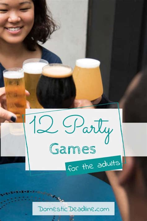 party games   adults