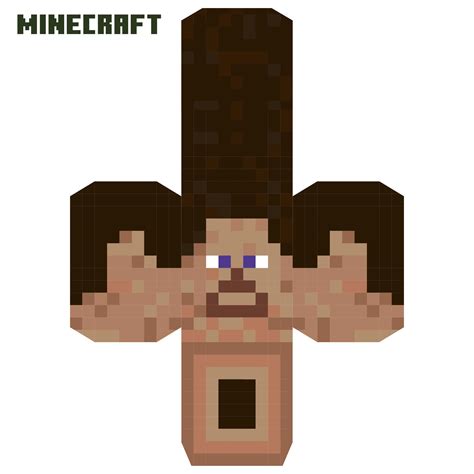 Steve Minecraft Head Printable