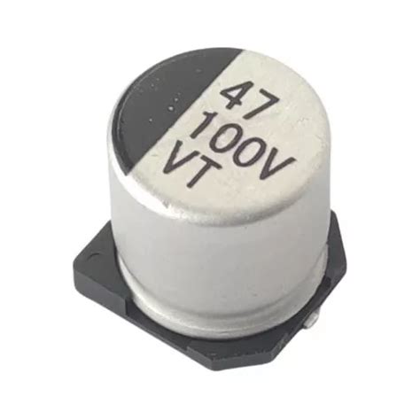 Capacitor Electrolitico Smd 47uf 100v Filtro Condensador Mercadolibre