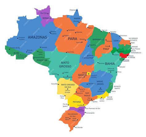 Lista De Estados E Capitais Do Brasil - 7