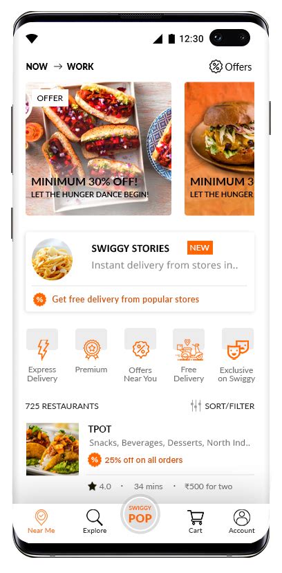 Practice For Swiggy Mobile App In Sketch Tool On Behance