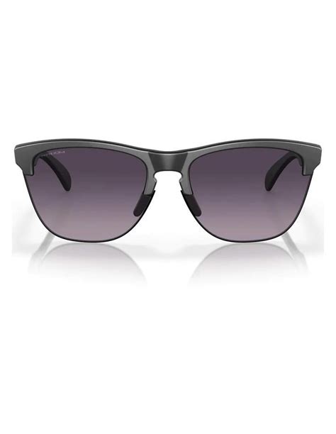 Oakley Occhiali Da Sole Frogskins Lite Matte Black Prizm Grey Gradient Impact Shop Action