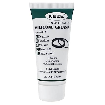 KEZE Waterproof Food Grade Silicone Lubricant Plumbers Grease For Valve